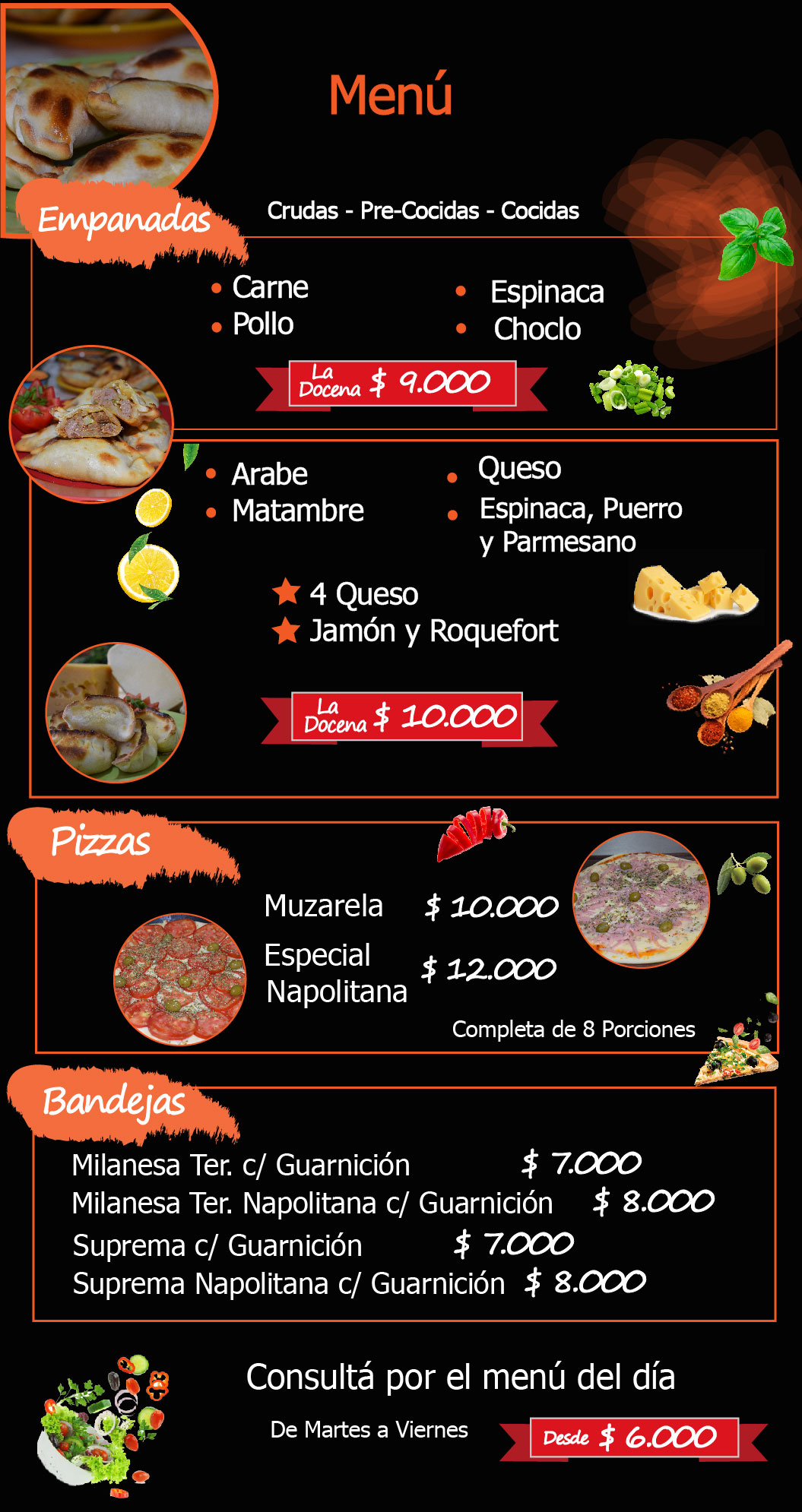 Imagen del mené